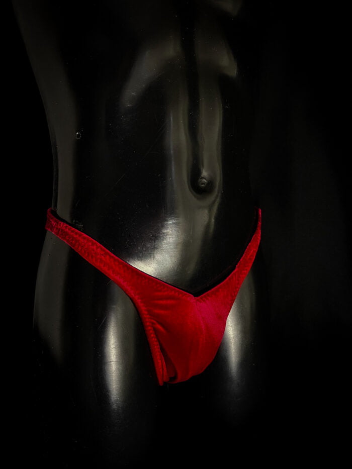 Heren trunk Red velvet