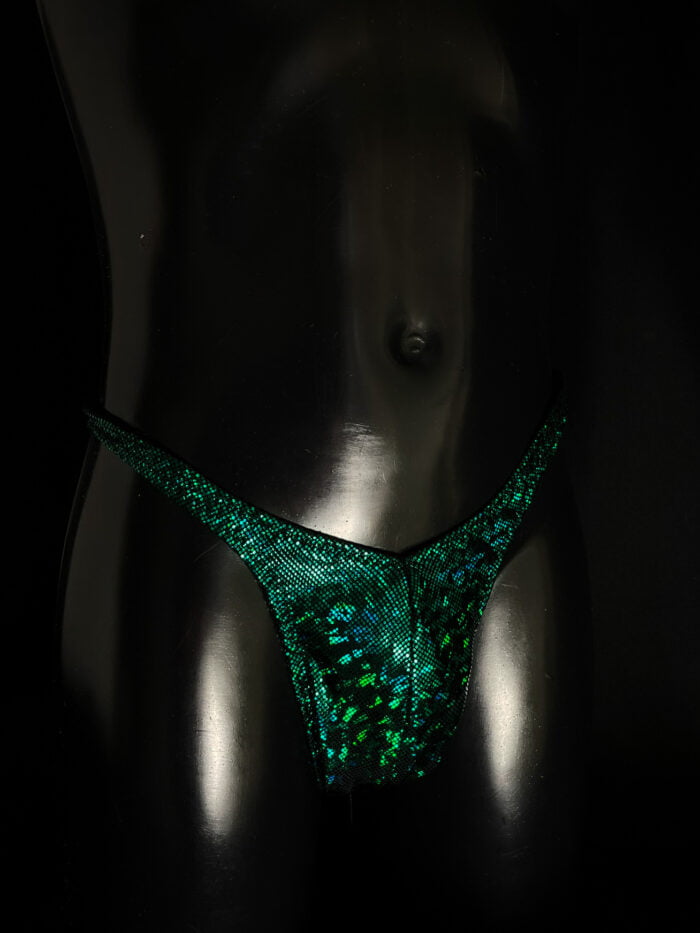 Heren trunk Green-black hologram