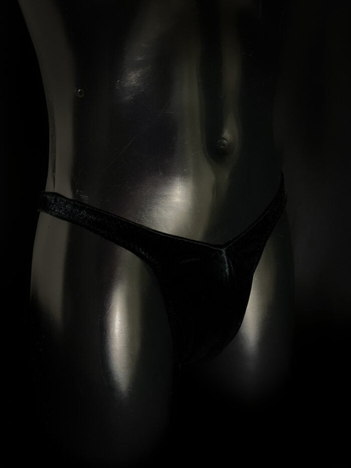 Heren trunk Black velvet